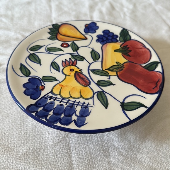 Styles-Eyes by Baum Bros Rooster and Fruits Mini Tray - Picture 2 of 4